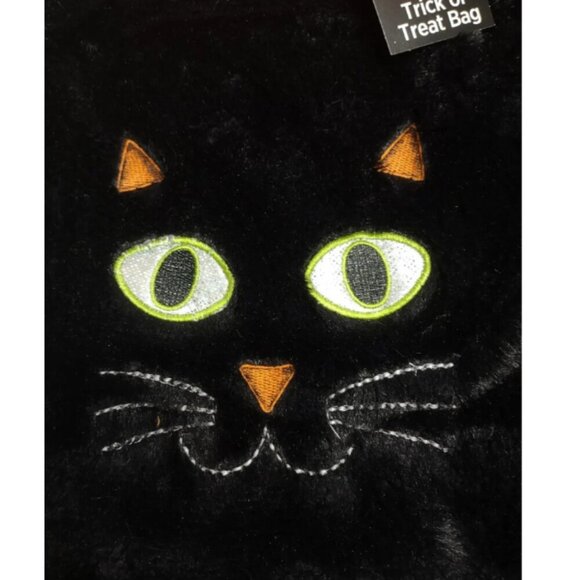 Tom's Toy Int'l Ltd. Black Cat Feline Animal Pet Treat Goodie Party Bag Tote - Picture 5 of 6